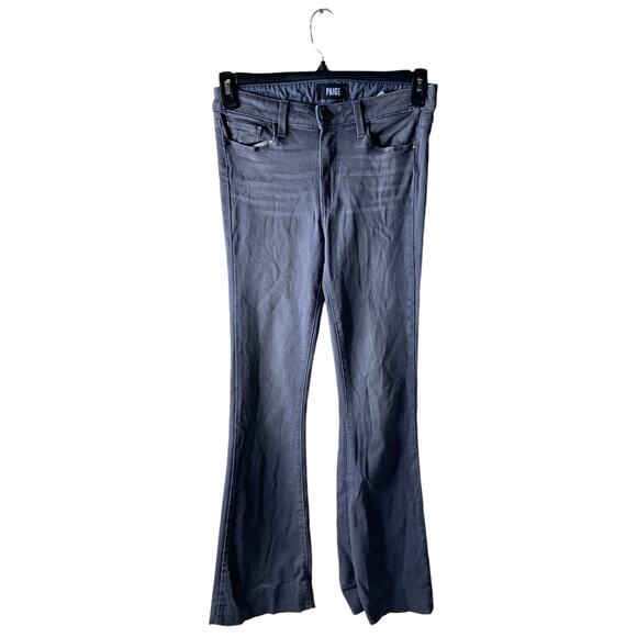 Paige Bell Canyon Jeans Womens 27x32 Flared Wide Leg High Rise Stretch  Denim - Picture 1 of 11